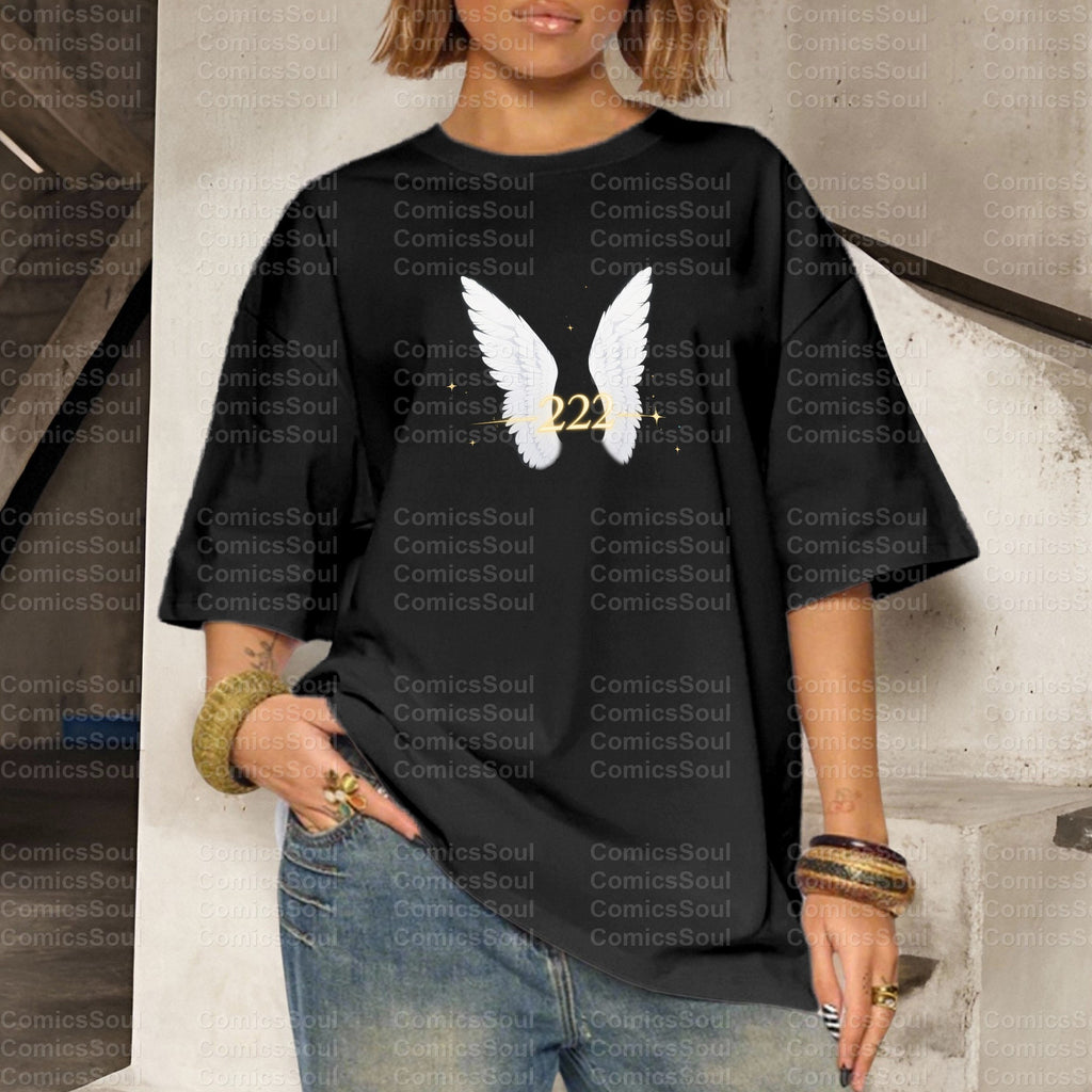 PKM-"Angel Number 222" Anime Inspired Vintage T-Shirt