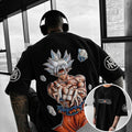 Dragon Ball Unisex Anime-Style Retro Corduroy Oversized T-Shirt