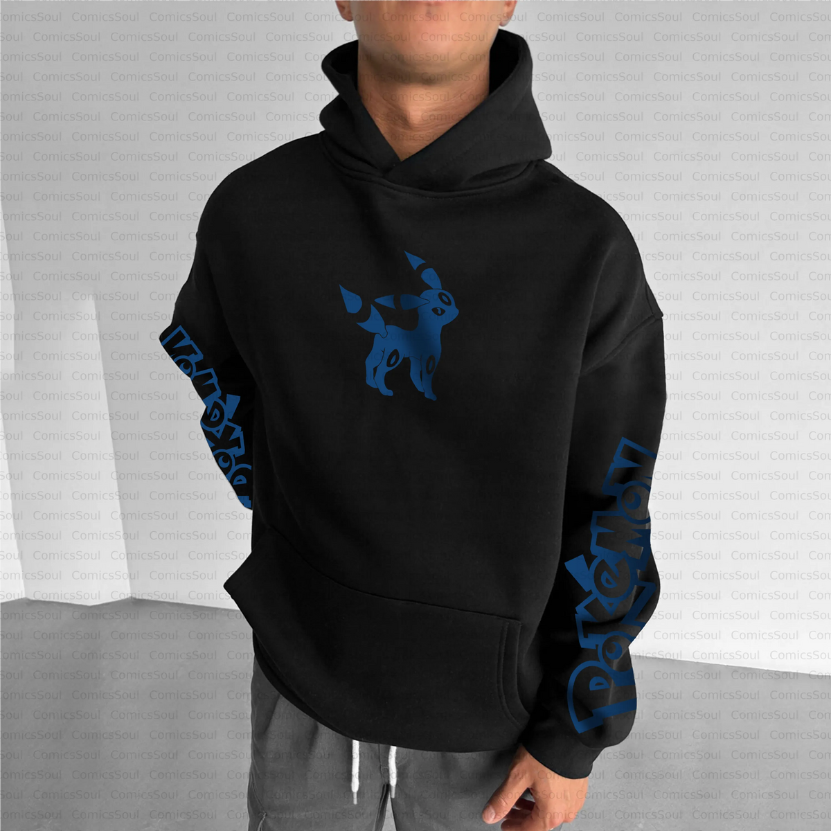 PKM-Unisex Anime Inspired Vintage Plush Hoodie