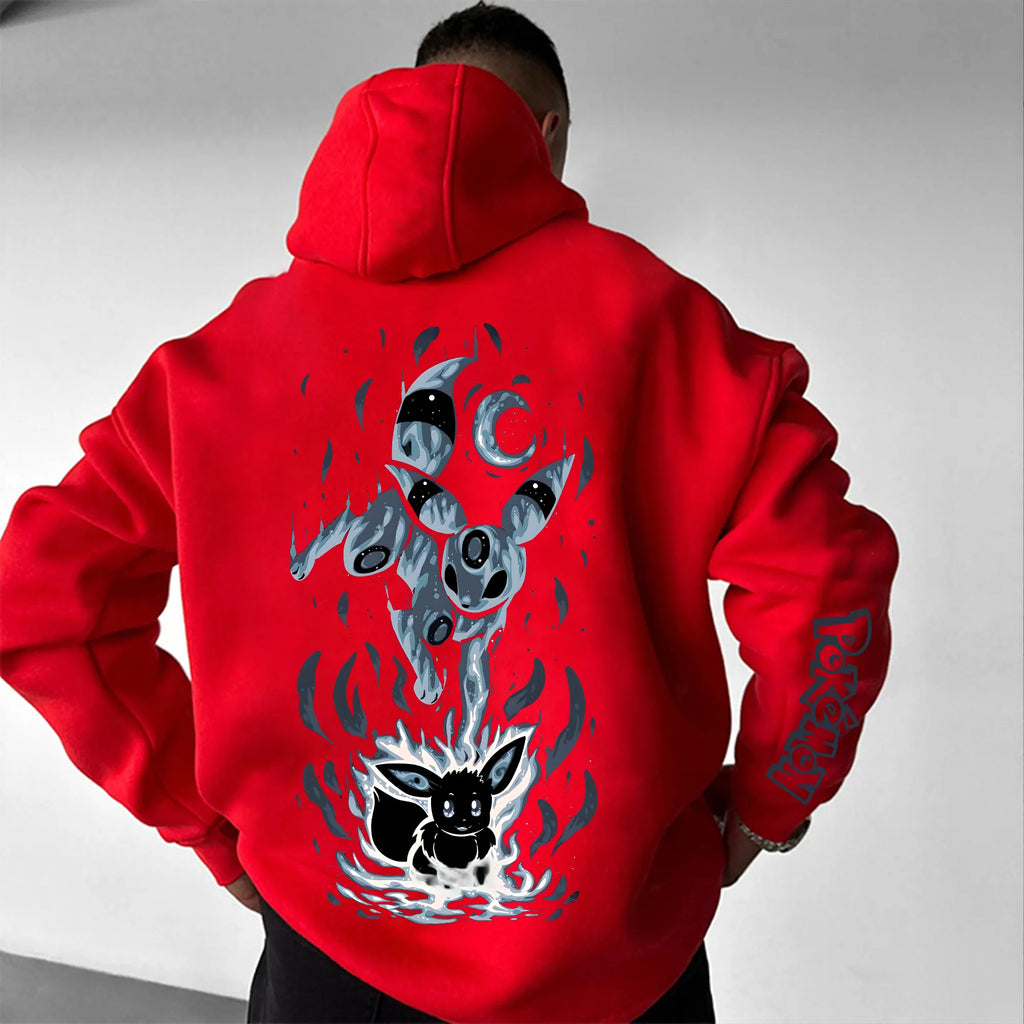 PKM-Unisex Anime Graphic Streetwear Vintage Hoodie