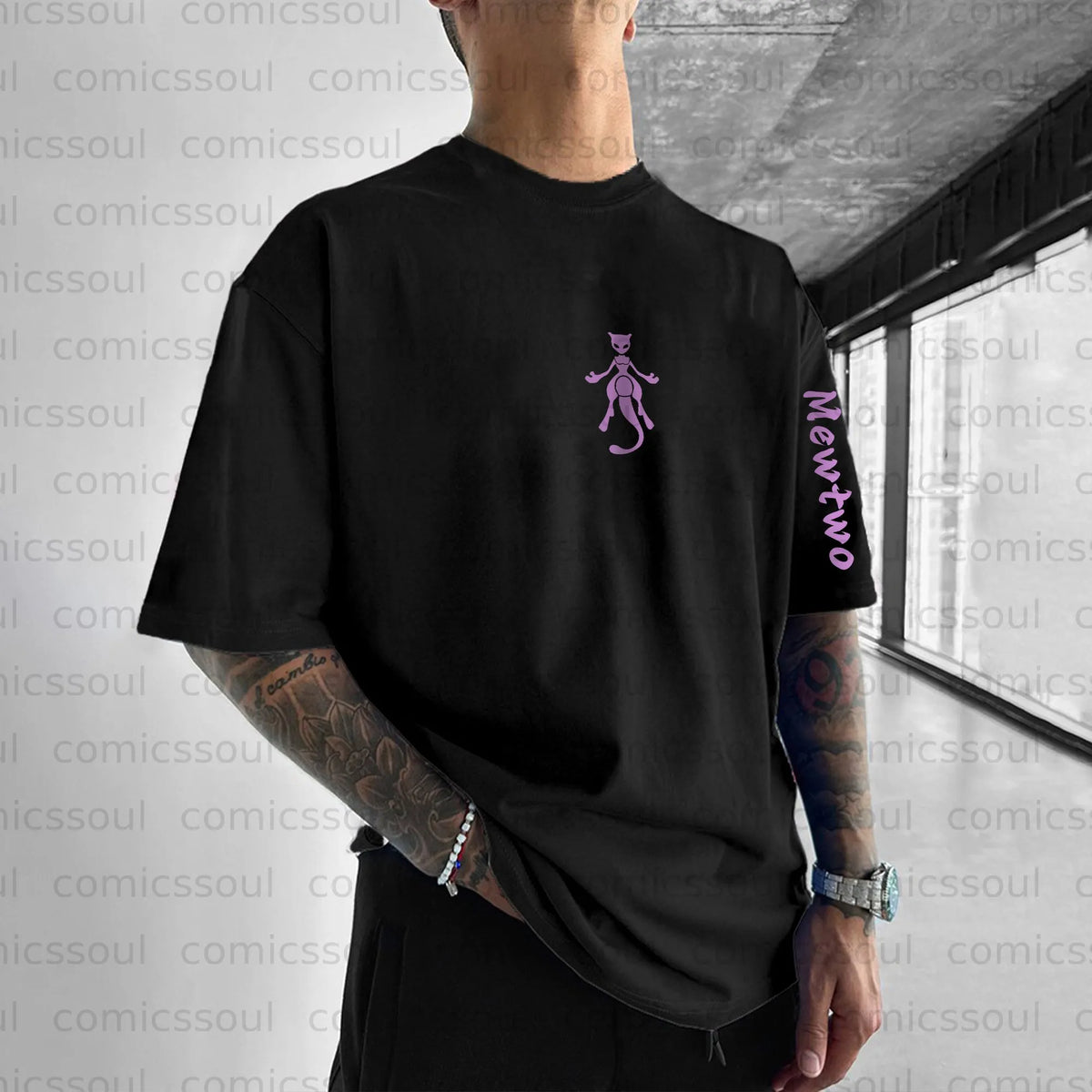 PKM-Unisex Anime Inspired Vintage T-Shirt