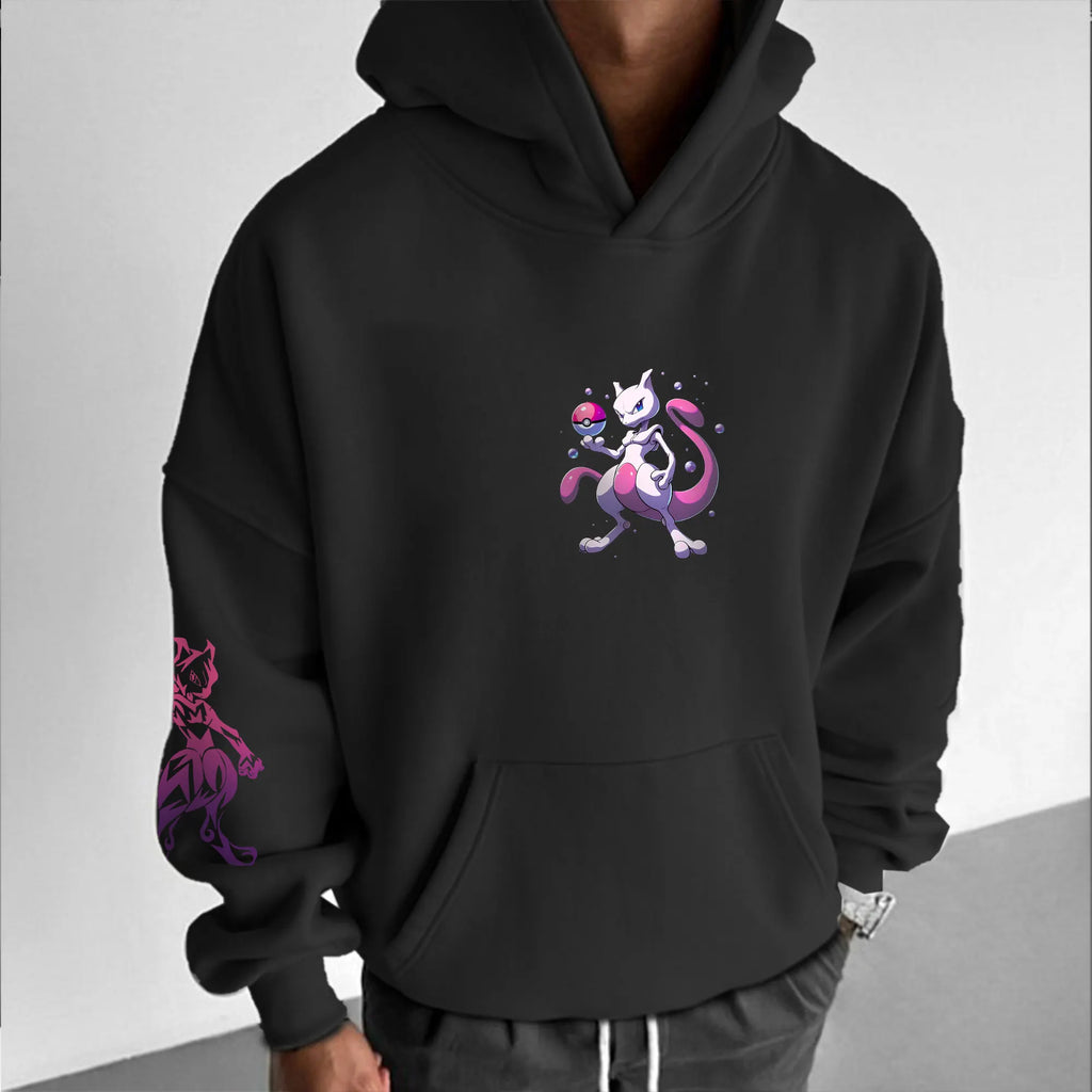PKM-Unisex Anime Graphic Streetwear Vintage Hoodie