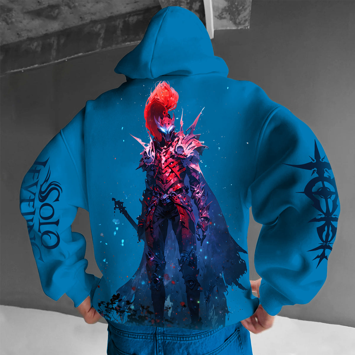 SL-Unisex Anime Graphic Streetwear Vintage Hoodie