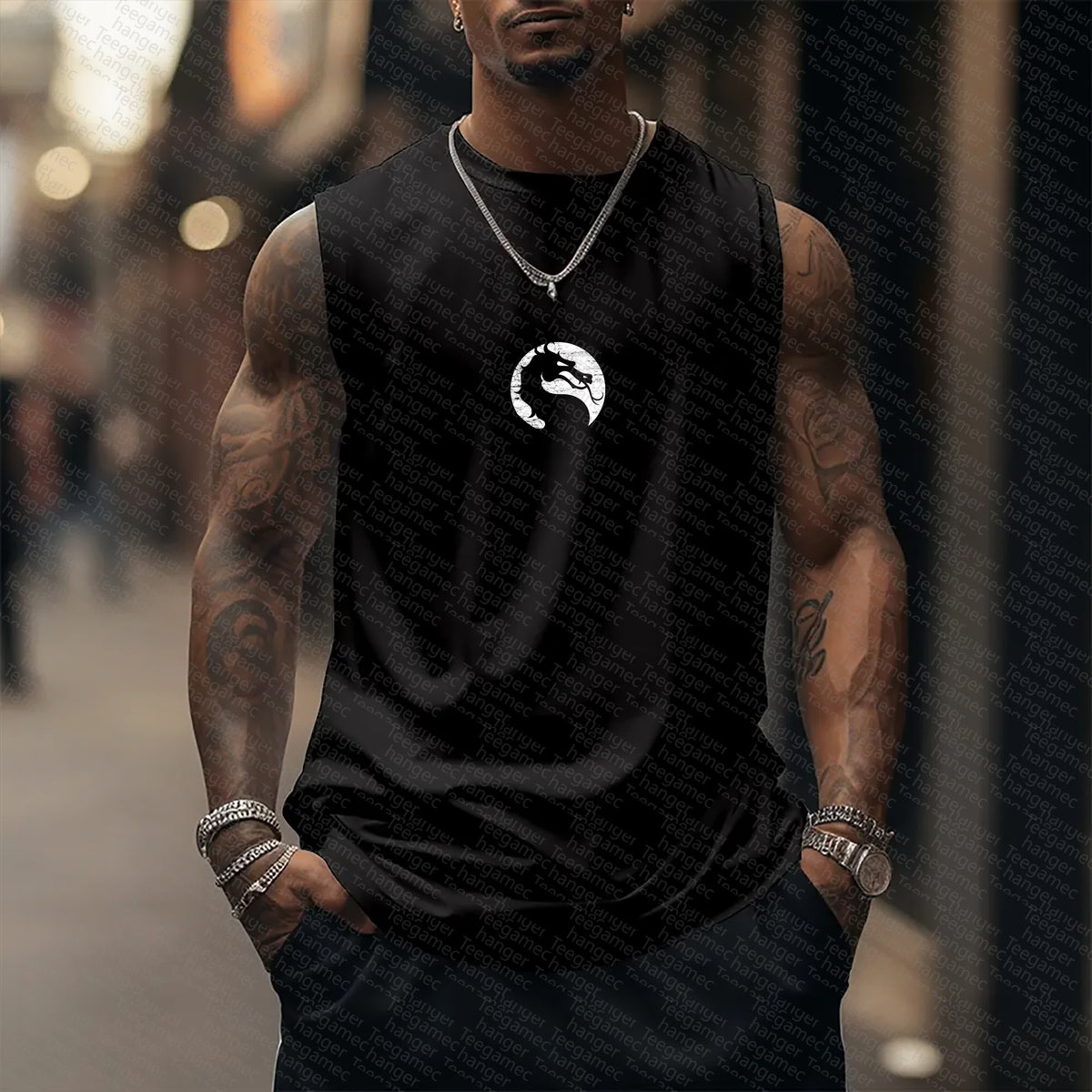 MK-Unisex Casual   Tank Top