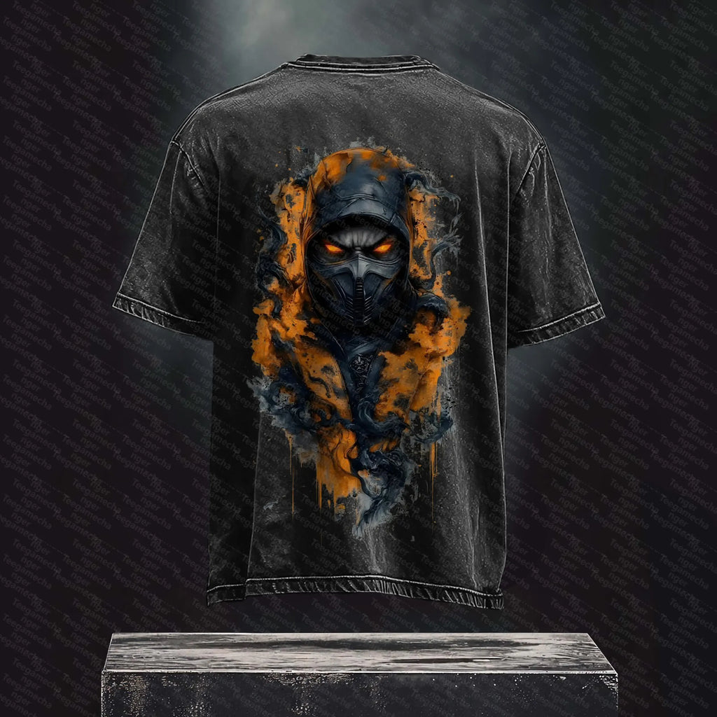 MK-Unisex  Inspired Vintage Washed T-Shirt