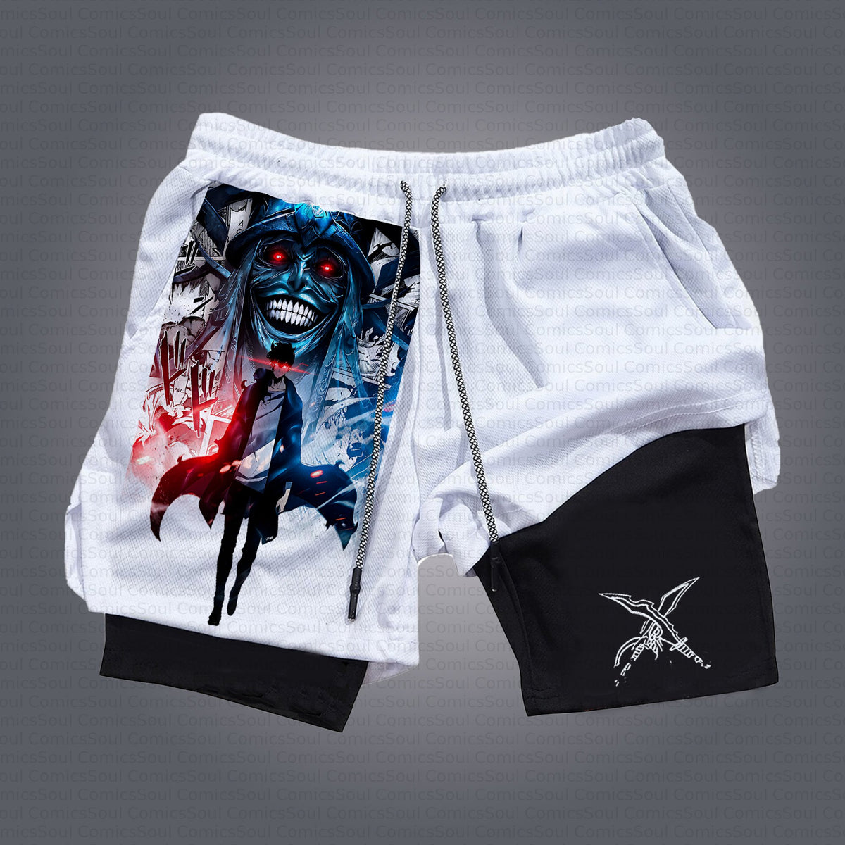 SL-Unisex Casual Anime Streetwear Gym Shorts