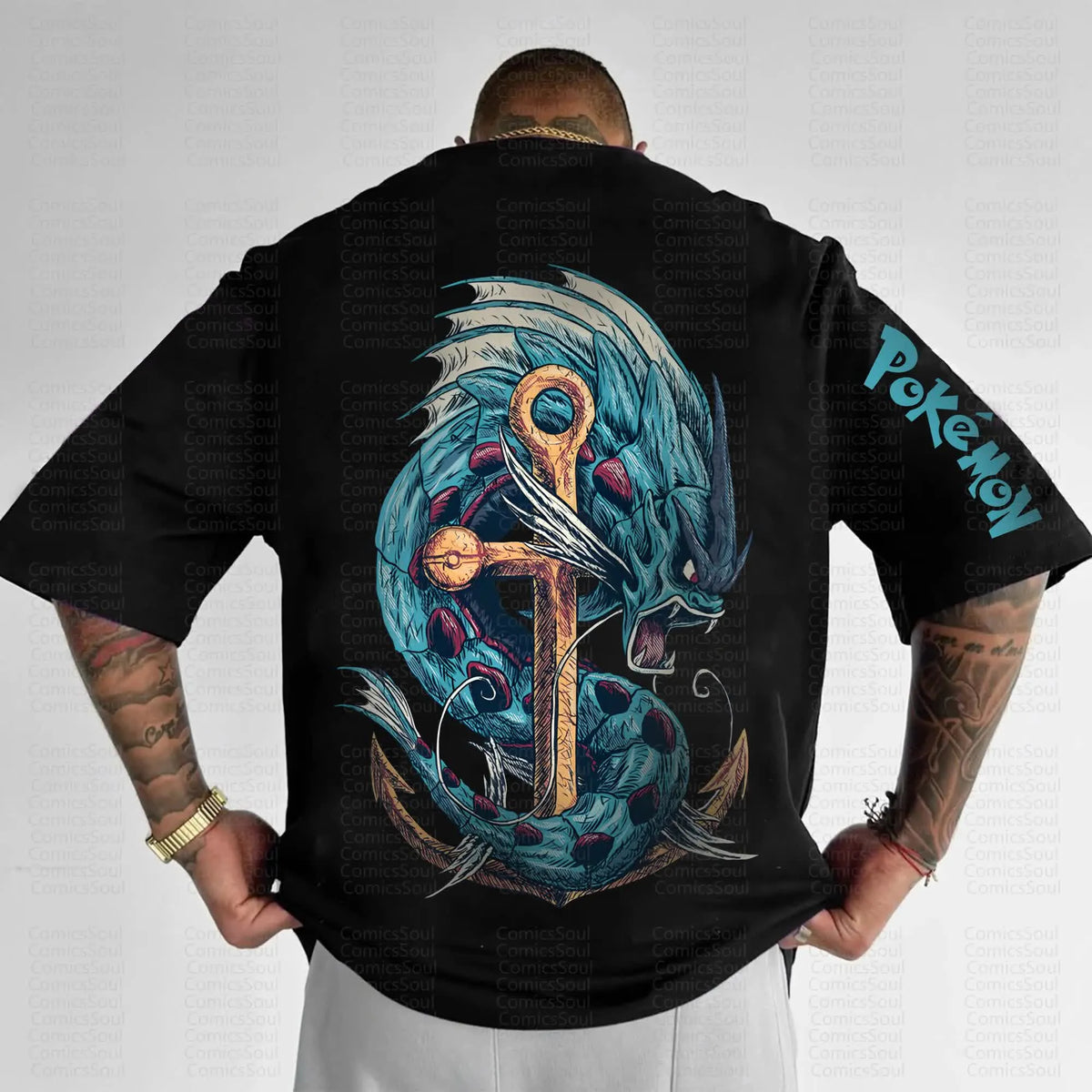 PKM-Unisex Anime Inspired Vintage T-Shirt