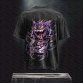 PKM-Unisex Anime Inspired Vintage Washed T-Shirt