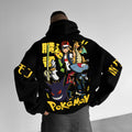 PKM-Unisex Anime Graphic Streetwear Vintage Hoodie