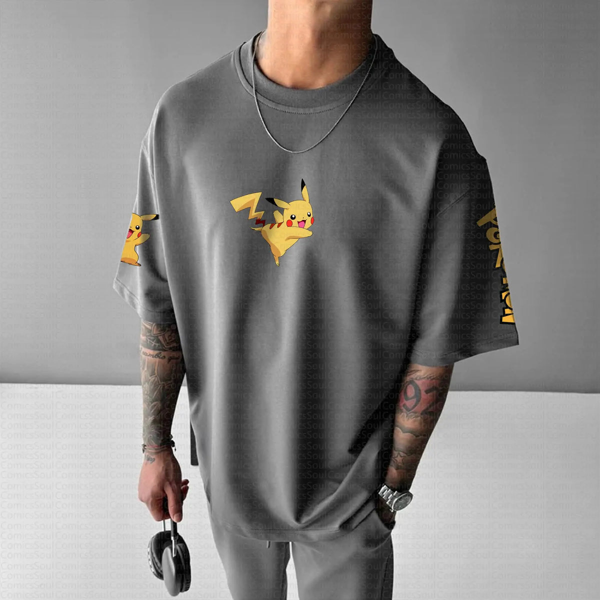 PKM-Unisex  Anime Inspired Vintage T-Shirt