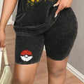 PKM-Anime High Quality Washed Shorts