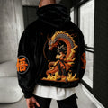 Dragon Ball Color Blocked Plush Hoodie