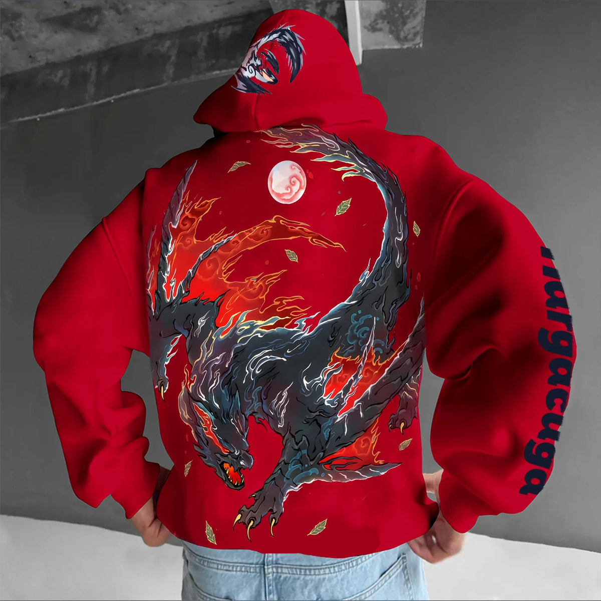 PKM-Unisex Anime Graphic Streetwear Vintage Hoodie