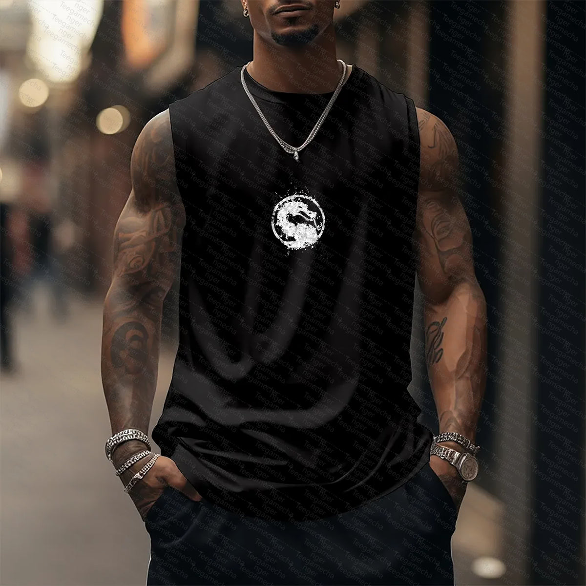 MK-Unisex Casual   Tank Top