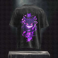 PKM-Unisex High Quality Inspired Vintage Washed 3D Direct Injection T-Shirt