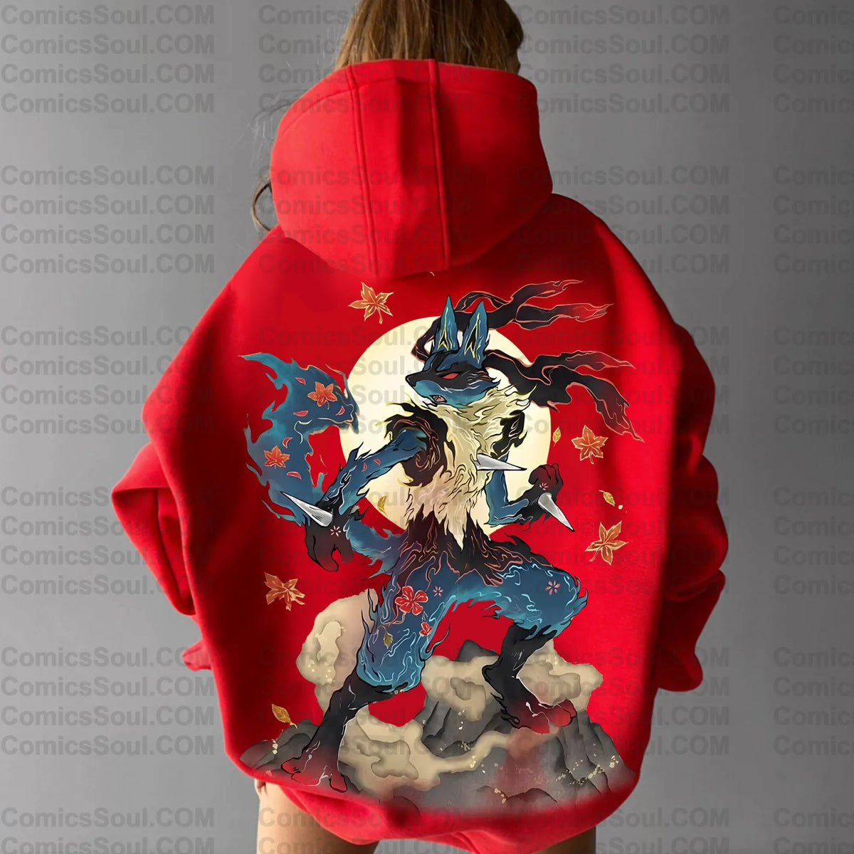 PKM-Anime Inspired Vintage Hoodie