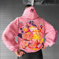 PKM-Unisex Anime Graphic Streetwear Vintage Hoodie