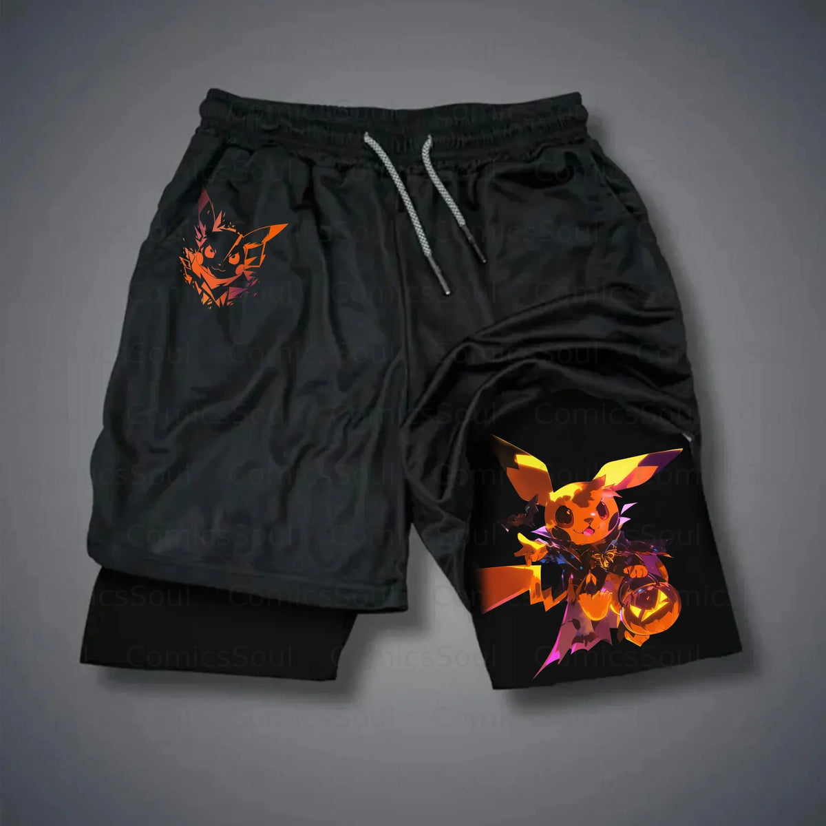 PKM-Unisex Casual Halloween Anime Streetwear Shorts