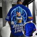 Dragon Ball Unisex Short-Sleeve Corduroy T-Shirt With Anime Print