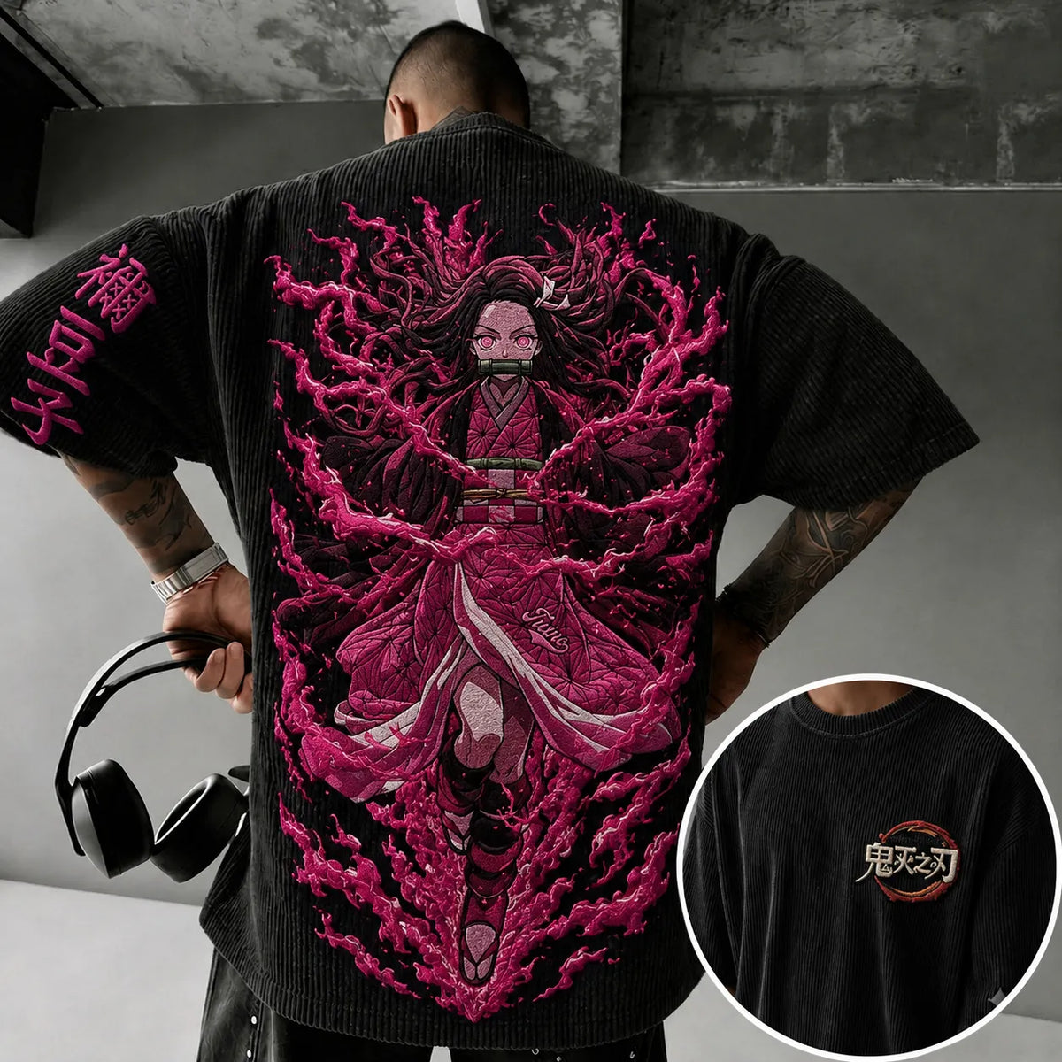 KNY Vintage Anime Print T-shirt