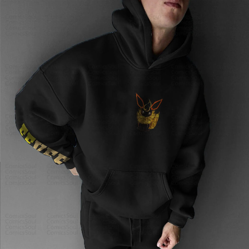 PKM-Unisex Anime Graphic Streetwear Vintage Hoodie
