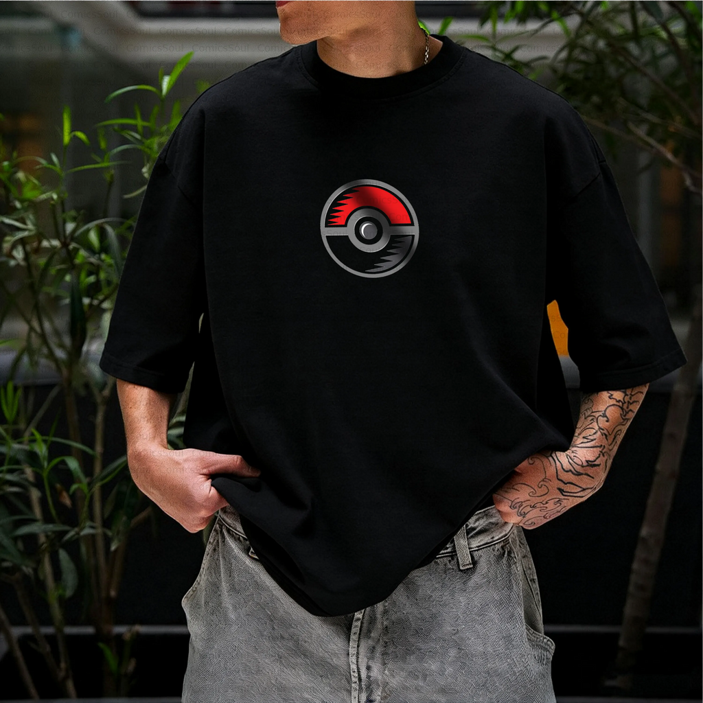PKM-Unisex Anime Inspired Vintage T-Shirt