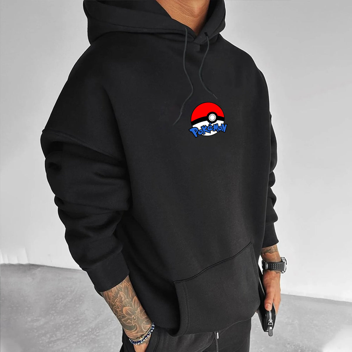 PKM-Unisex Anime Graphic Streetwear Vintage Hoodie