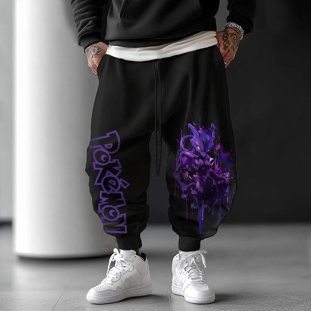 PKM-Unisex Casual Anime Streetwear Pants