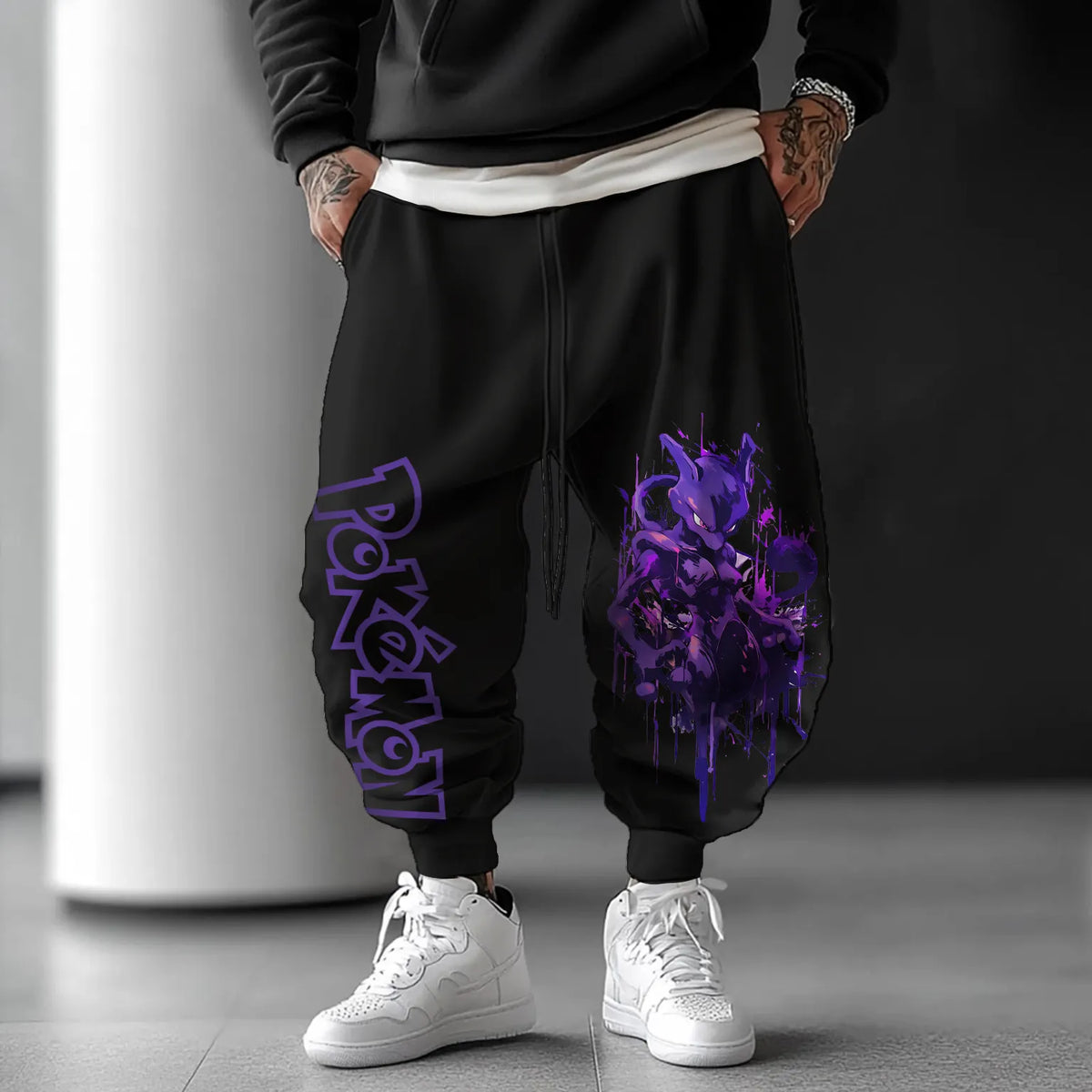 PKM-Unisex Casual Anime Streetwear Pants