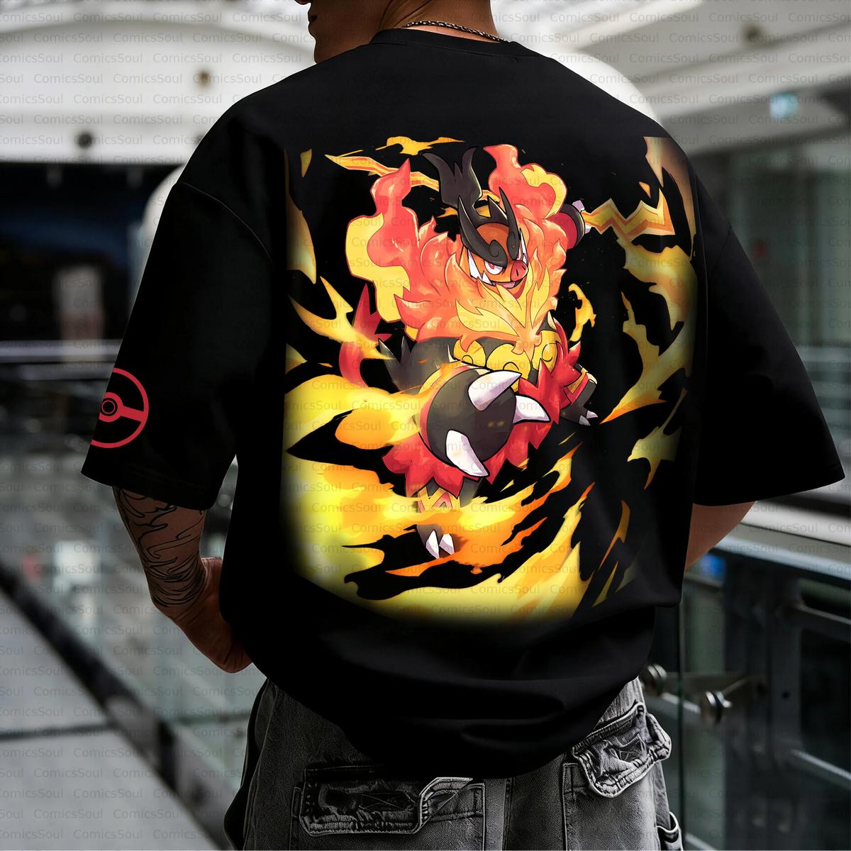 PKM-Unisex Anime Inspired Vintage T-Shirt
