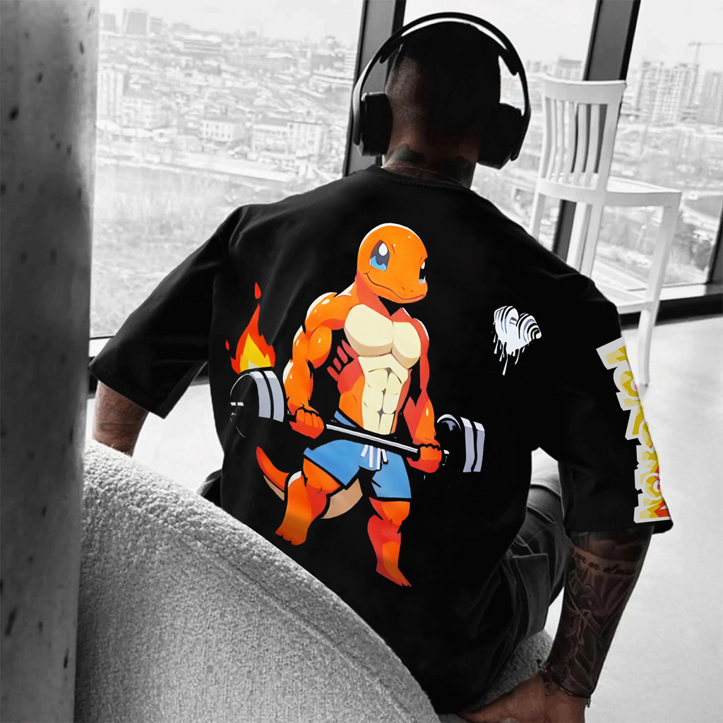PKM-Unisex Anime Inspired Vintage T-Shirt