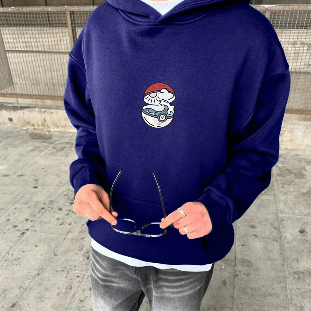 PKM-Unisex Anime Inspired Vintage Plush Hoodie