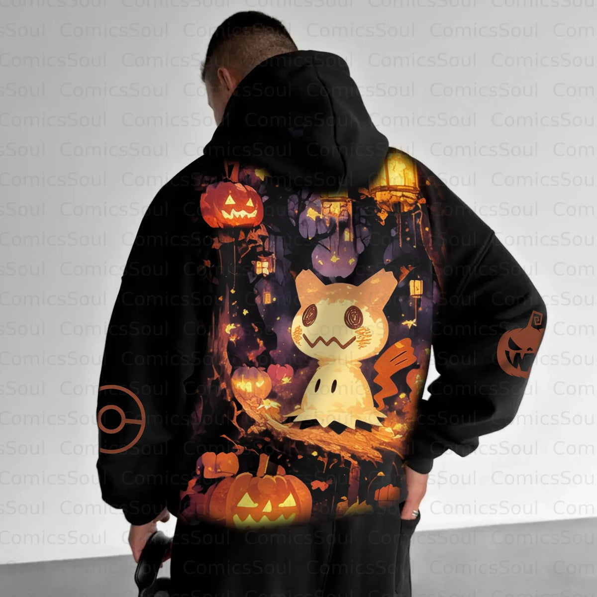 PKM-Unisex Anime Graphic Streetwear Vintage Hoodie