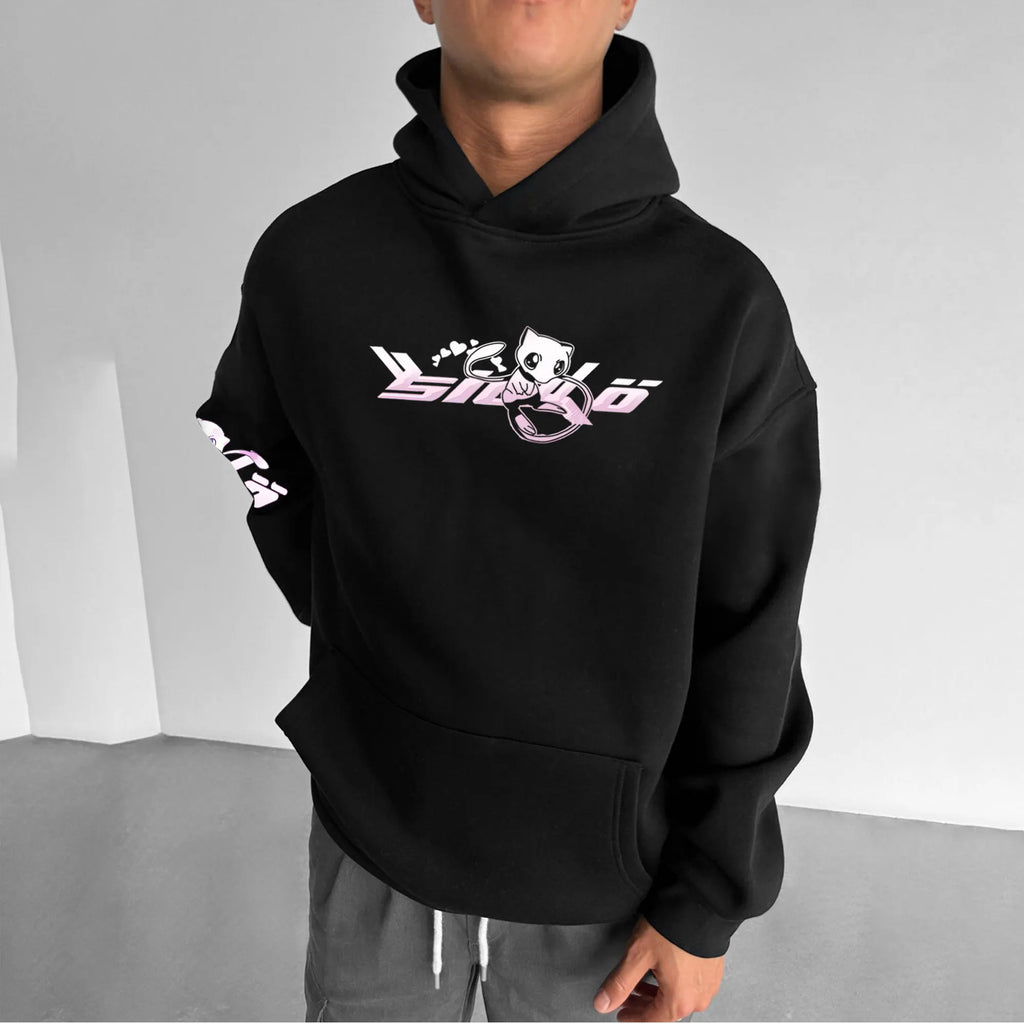 PKM-Unisex Anime Graphic Streetwear Vintage Hoodie