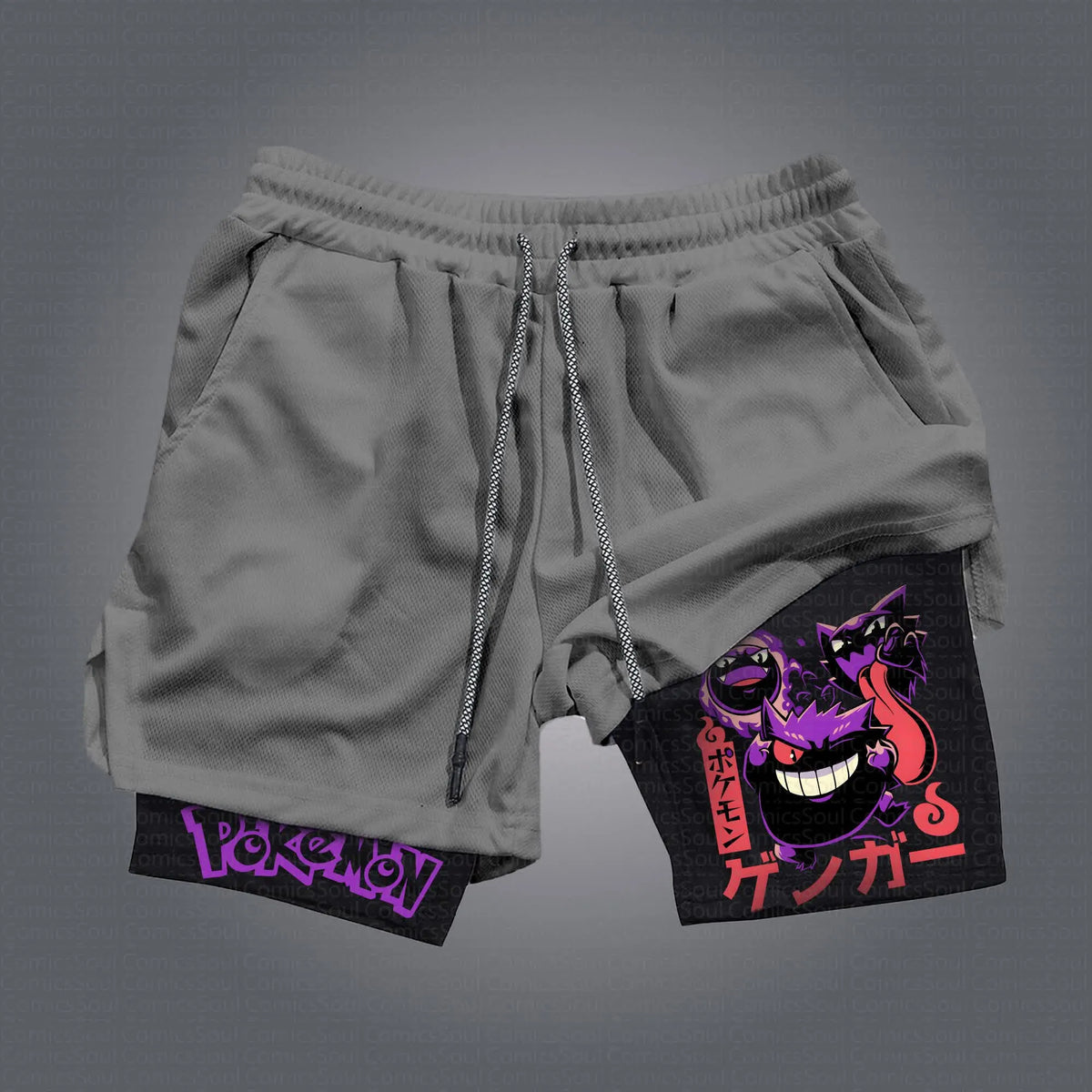 PKM-Unisex Casual Anime Streetwear Shorts