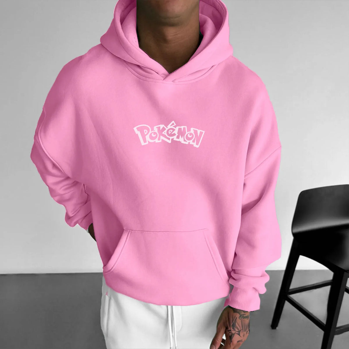 PKM-Unisex Anime Graphic Streetwear Vintage Hoodie
