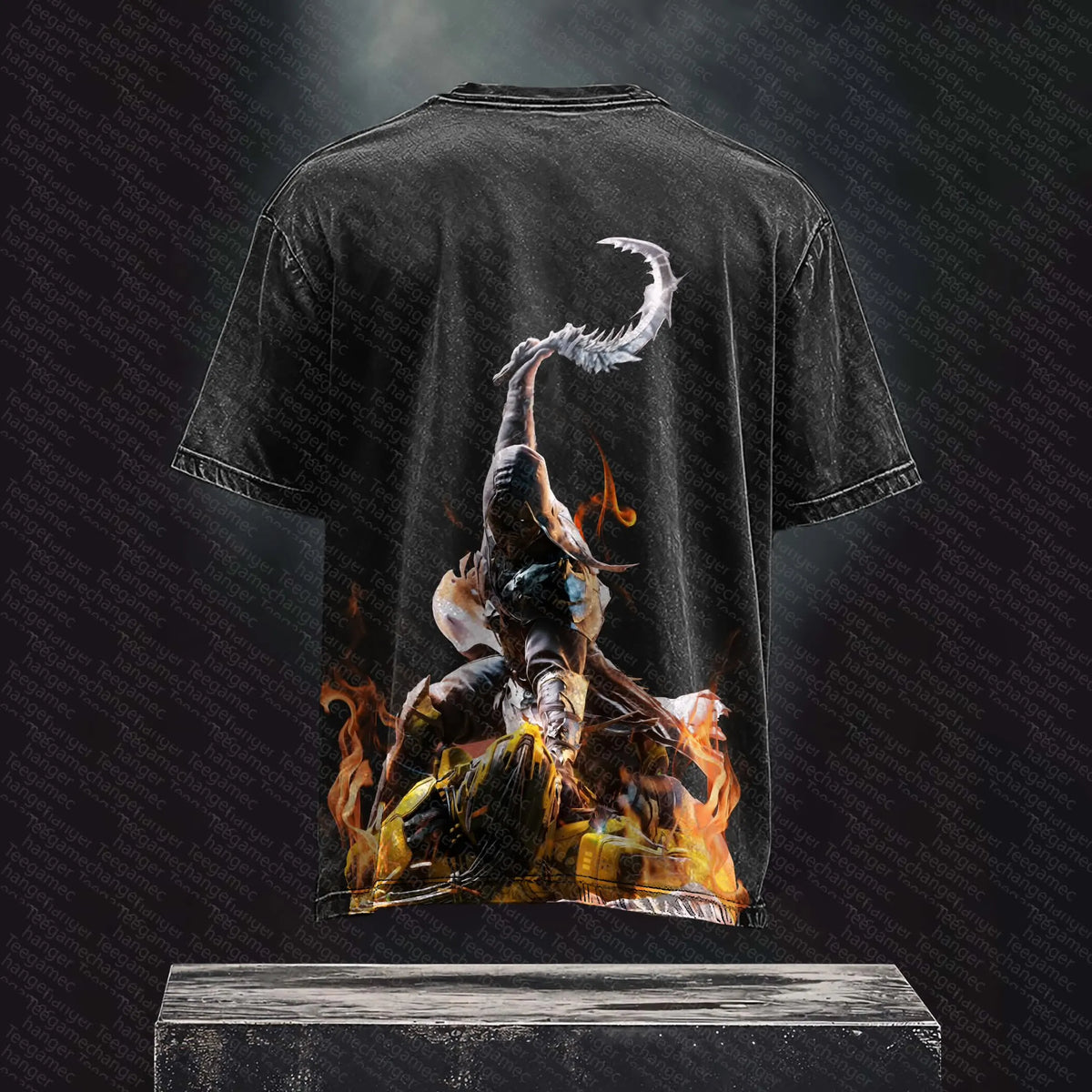 MK-Unisex  Inspired Vintage Washed T-Shirt