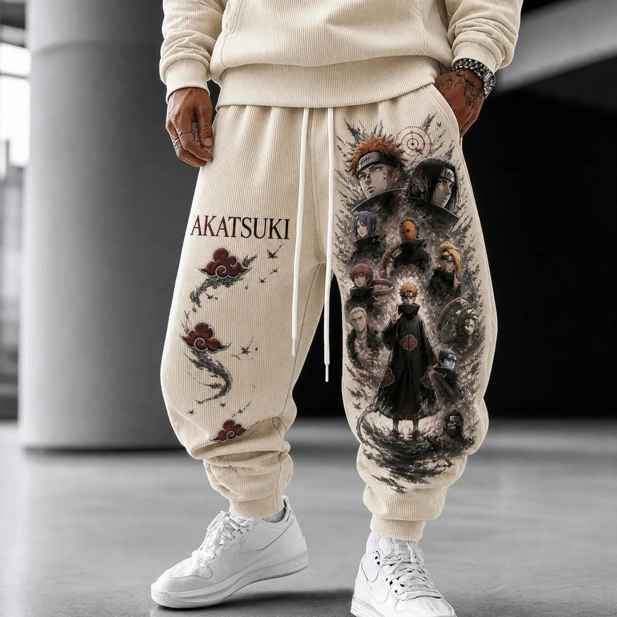 NINDO Unisex Anime-print Trousers