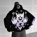 PKM-Unisex Anime Graphic Streetwear Vintage Plush Hoodie| Gengar