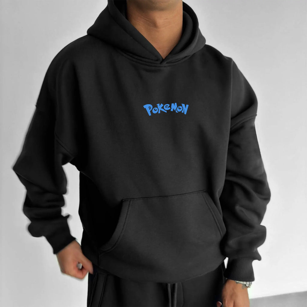 PKM-Unisex Anime Graphic Streetwear Vintage Hoodie