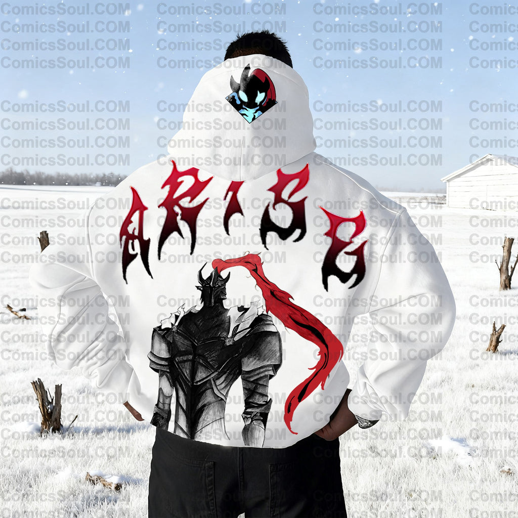 SL-Unisex Anime Graphic Streetwear Wintage Plush Hoodie