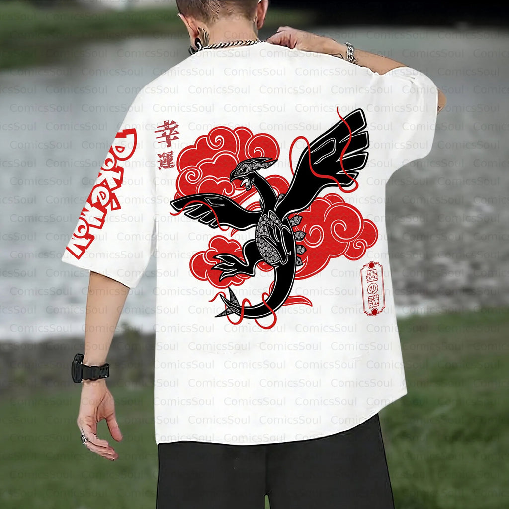 PKM-Unisex Anime Inspired Vintage T-Shirt