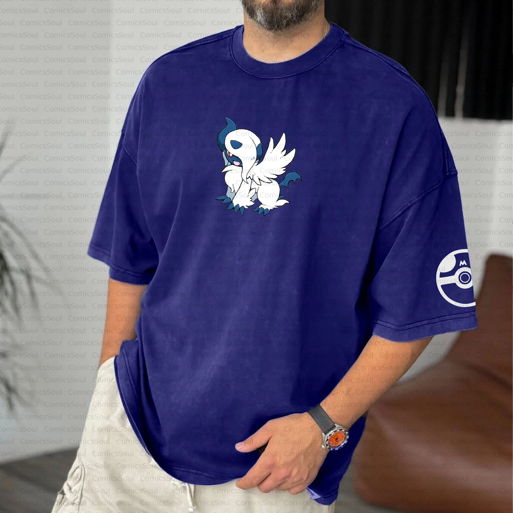 PKM-Unisex Anime Inspired Vintage T-Shirt
