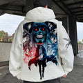 SL-Plus Velvet Unisex Anime Graphic Streetwear Vintage Hoodie