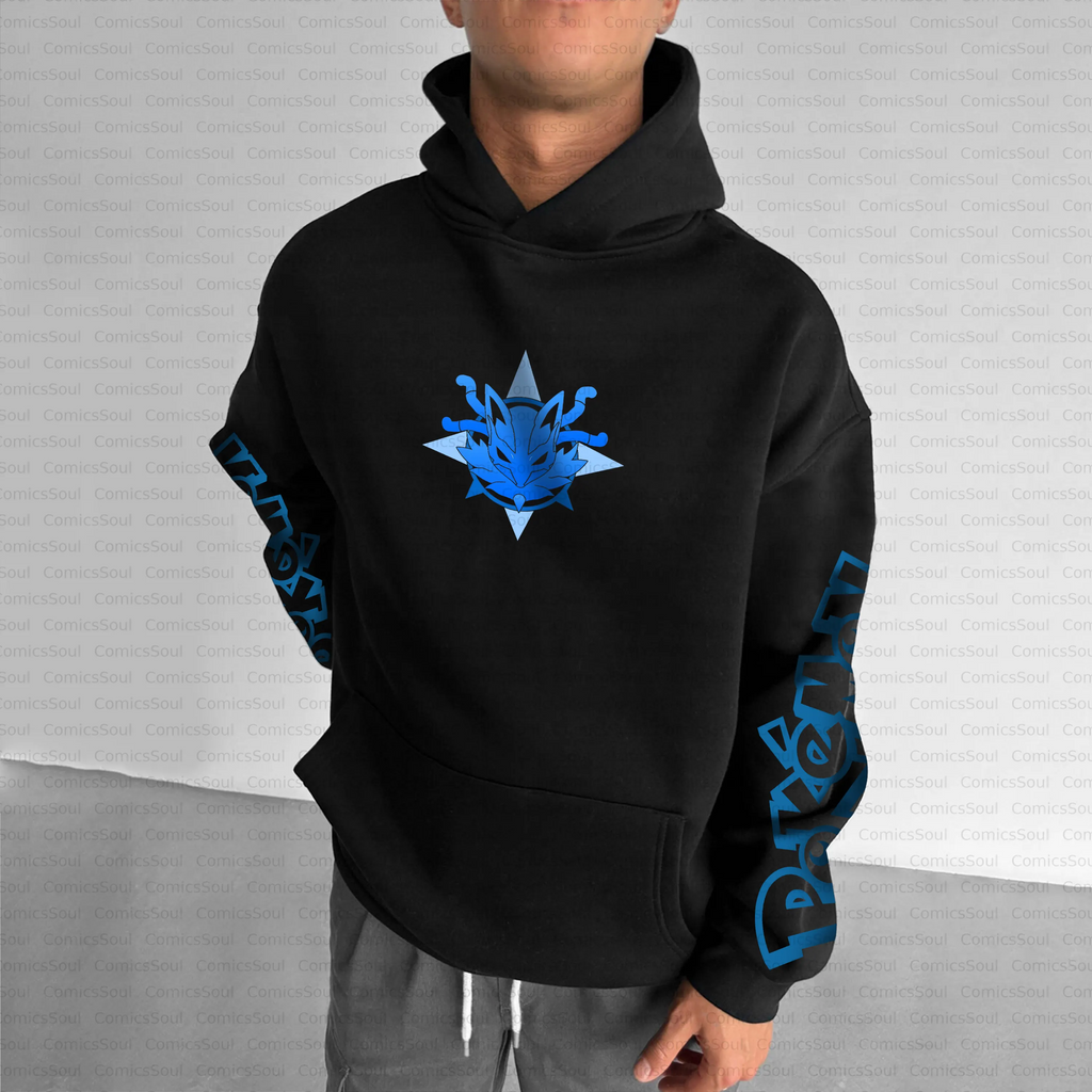 PKM-Unisex Anime Inspired Vintage Plush Hoodie