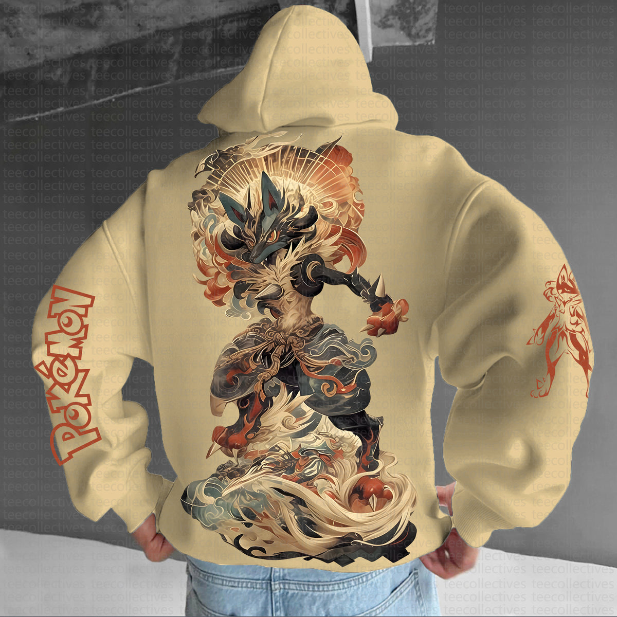 PKM-Unisex Anime Graphic Streetwear Vintage Hoodie