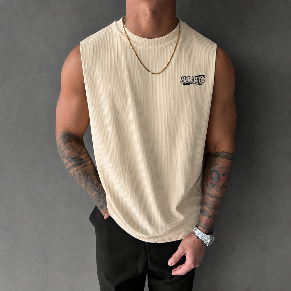 NINDO Unisex Anime-print Tank Top