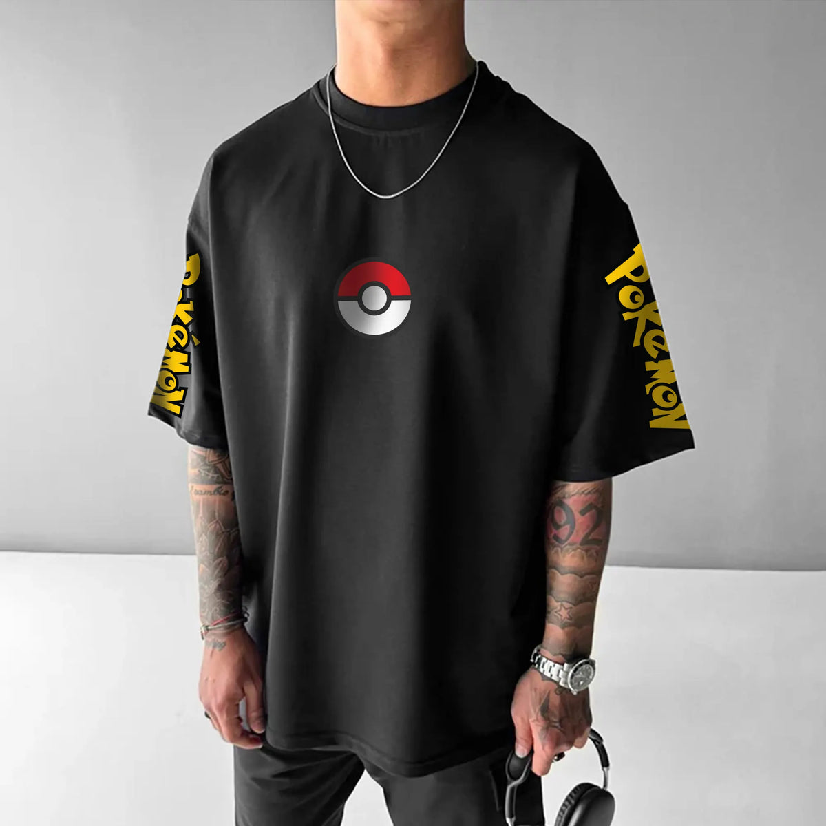 PKM-Unisex Anime Inspired Vintage T-Shirt