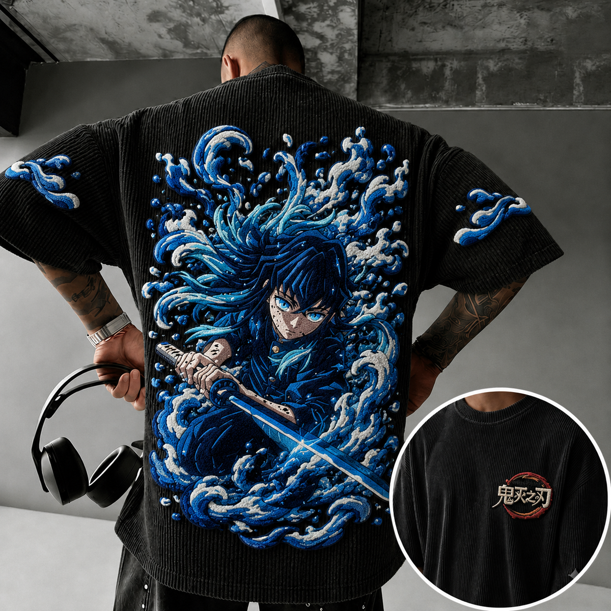 KNY Vintage Anime Print T-shirt