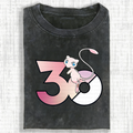 PKM-Unisex Anime Inspired Vintage Washed T-Shirt